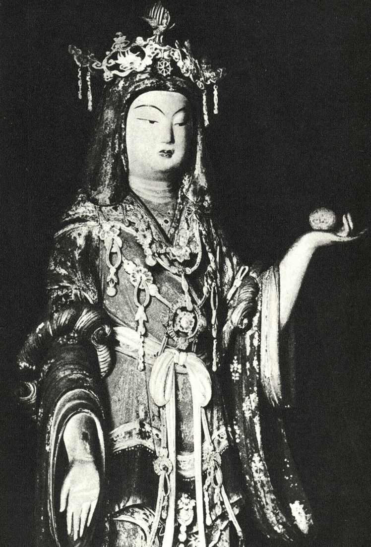 Буддийская богиня. Автор неизвестен. Скульптура. Дерево. 1212 г. Высота 90 см