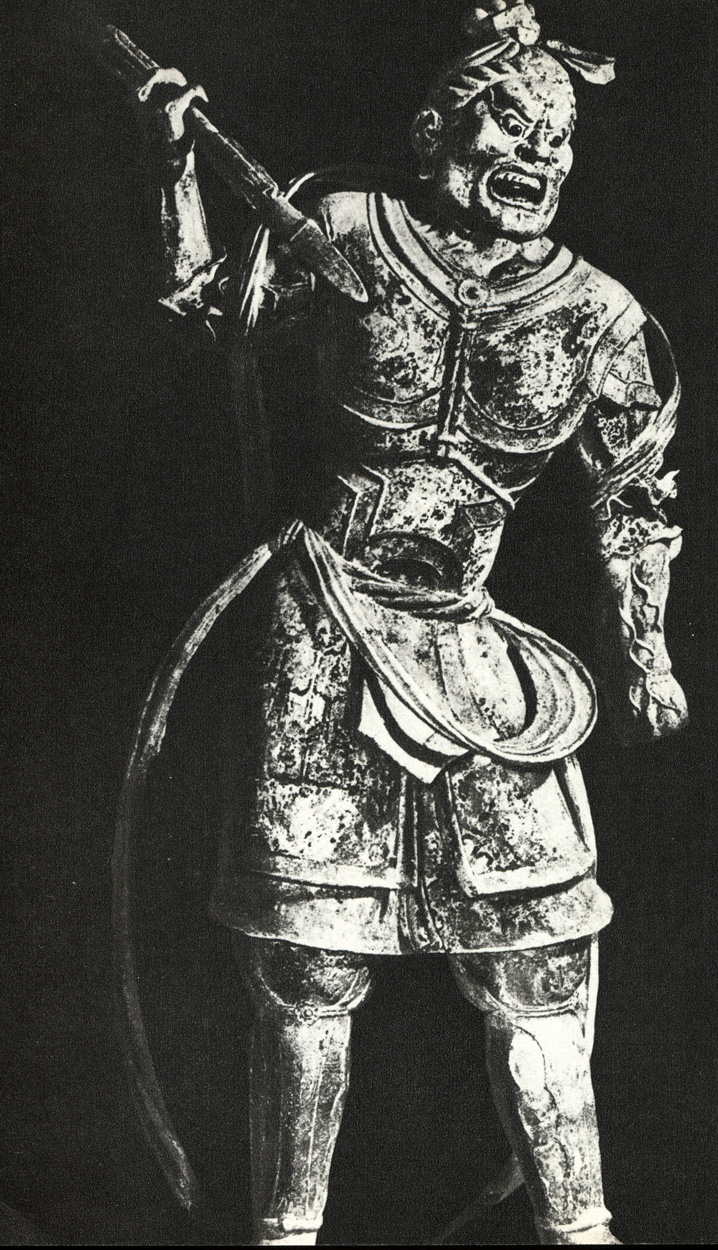 Скульптура воина. 645-794 гг. Высота 173 см